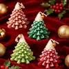 Velas para árvore de Natal, conjuntos de presentes de velas de pinheiro no atacado, velas perfumadas artesanais criativas, presentes de Natal festivos da moda, atacado