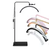 Lámpara de Belleza Media Luna Qj Amazon Meike Lámpara para Uñas y Pestañas Lámpara LED para Tatuaje de Cejas Luz de Relleno en Forma de U de Pie