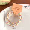 Lindo Set de Gomas para el Cabello Dopamina de Alta Elasticidad para Niños Bebé Bandas de Goma Pequeñas Coletas Trenzas Gomas Versátiles Accesorios para el Cabello