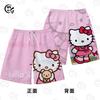 Pantalones Casuales de Dibujos Animados Lindos Kt Hello Kitty de Venta Caliente Transfronteriza Estampado 3D Versátiles Modernos Ajustados Cinco Cuartos