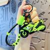 Llavero creativo y genial de Sanrio para motocicleta, coche coolomi, colgante de dibujos animados de pareja de motociclistas para mochila escolar, pequeño regalo