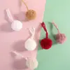 Fabricante con pompón de cola de cachemira rojo pompón hecho a mano diy bola de hilo de 4 cm materiales de accesorios decorativos