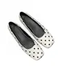Primer Encuentro 2026 Primavera Lunares Punta Cuadrada Planos Estilo Coreano Zapatos de Mujer Estilo Chica Dulce Retro Versátiles Suela Suave Zapatos de Abuela