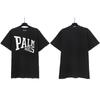 Versión correcta PALM camiseta de manga corta con estampado de letras de ángeles de oso decapitado para hombre y mujer, manga corta de verano