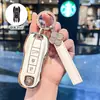 Funda Especializada para Llave de Porsche Panamera para Coches Macan, Cayenne, 911/718, Estilo de Alta Gama con Hebilla Exterior para Mujeres