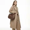 Nuevo Modelo Primavera 2026 Bolso TOGO de Cuero de Vaca de Capa Superior Tipo Silla de Montar para Mujer, Bolso Cruzado para Hombro, Gran Capacidad, Estilo Relajado para Viajes Diarios
