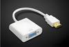Adaptador de linha de transmissão de dados de alta definição HDMI para VGA com áudio para computador, TV, projetor