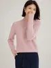 Nuevo Suéter de Cachemira para Mujer Otoño e Invierno, Cuello Alto Enrollado Engrosado, Suéter Casual Holgado, Prenda Base de Punto Talla Grande