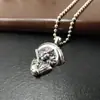Collar Colgante Vintage de Plata de Ley S925 Gato Dominante Esfinge para Mujeres Diseño Ins de Plata Personalidad Plateada para Hombres y Mujeres