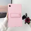 Funda protectora tipo soporte amigable con la piel, modelo de comercio exterior, adecuada para Samsung Tab A11+ 2025 de color sólido, anticaídas para Tab S7+/S8+