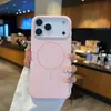 Botão AI Silicone Líquido Anel Fino Sucção Magnética Adequado para Iphone17Promax Capa de Celular Macia Apple 16 Sensação de Pele 15