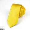 Gravata Masculina Cor Sólida Poliéster Seda Negócios Estilo Coreano Gravata Listrada 6cm Casamento Noivo 1200 Agulhas Atacado