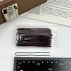 Grampo de Cabelo Dourado Cor de Café em Formato de U com Pinos Grossos, Acessório de Cabelo, Grampo para Prender Cabelo Solto, Piranha, Presilha de Cabelo