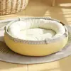 Ninho de Gato de Rattan, Ninho Fresco de Verão, Arranhador de Gato, Ninho de Gato, Tudo-em-Um, Universal para Todas as Estações, Lavável, Não Solta Pelo, Ninho de Dormir Resistente a Arranhões