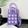 Bolsa Mini de Tricô Doce e Fofa Design de Nicho Coreano Bolsa de Ombro Bolsa de Mão Bolsa Transversal Bolsa Feminina
