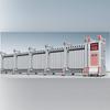Puerta Retráctil Eléctrica de Aluminio Zhonglong Zhubang para Zonas Escénicas, Empresas, Fábricas, Escuelas, Puerta Eléctrica Controlada a Distancia