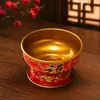 Latas de hojalata para velas de lámpara de mantequilla Fuwang en stock para santuarios budistas, ofrendas al Buda, dios de la riqueza, velas de la fortuna, venta al por mayor de latas de hojalata