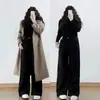 Jeans de Pierna de Trompeta Ajustados al Cuerpo, con Dobladillo Crudo, Patchwork, para Mujer, Estilo Chica Picante Americana, Adelgazantes, No se Pegan a las Piernas, Novedad de Primavera y Otoño