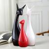 Mueble de TV de cerámica Jingdezhen de estilo europeo, artesanía sencilla, decoración creativa para el hogar, adornos de animales de cerámica.