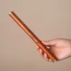 Tubo de Incienso Lacado de Sándalo Morado, Portainciensos Estilo Chino, Artesanía de Tubo de Incienso de Palo de Rosa Africano