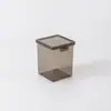 Caja para Conservar Frescura de Cocina Caja de Almacenamiento Cuadrada de Plástico Organizador de Tocador para Cosméticos Caja para Artículos Varios de Oficina Caja Selladora