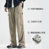 Pantalones Cargo de Seda de Hielo para Mujer Verano 2025 Delgados Adelgazantes Petite con Cordón Jogger Casual Pierna Ancha Pantalones Paracaídas para Hombre
