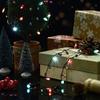 Produtos populares transfronteiriços para comemoração de Natal infantil, luz galvanizada, colorida, pequena lâmpada, colar, brincos de mão, joias, conjunto de LED