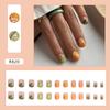 Temperamento suave, dulce, principios de otoño, lindos, niños, divertidos, nuevos, desgaste, uñas, rebanadas de uñas, lote mixto