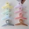 13cm talla grande ~ pinza para el pelo Corea del Sur Dongdaemun primavera y verano color gelatina pinza pinza de tiburón cantidad de pelo pinza para el pelo multi-placa