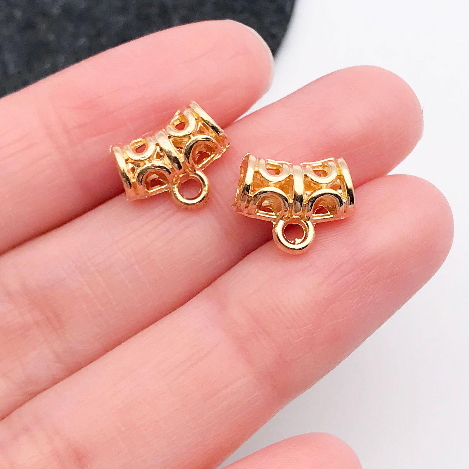 20657-M-KC金锌合金三通9x12孔4mm-0.8g