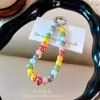 Dulce Dopamina Perla Con Cuentas Cadena para Teléfono Bolso Colgante Accesorios Llavero de Coche Decoración Pequeño Regalo Venta al por Mayor