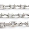 Acero Inoxidable Forma de O Cadena Angular Pulida por Ambos Lados Cadena para Ropa de Moda Joyería de Acero de Titanio Servicio de Galvanoplastia Pedido de Muestra