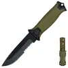 Navaja de Bolsillo para Exteriores Camping Defensa Personal Cuchillo Recto Supervivencia en la Naturaleza Cuchillo Recto Afilado Cuchillo Táctico Navaja de Supervivencia Portátil Cuchillo de Alta Dureza