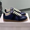 Novos Tênis de Treino Margiela 2025, Tendência Couro Bovino Retrô Couro Genuíno Macio Nicho Tênis de Treino Forrest Gump MM*6 para Homens