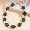 Collar de Perlas con Cuentas de Vidrio Acrílico Transfronterizo Europeo y Americano, Cadena Versátil para Suéter, Collar de Lujo Ligero de Alta Gama para Mujer