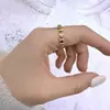 Anillo Sencillo y Genial de Moño con Circonita para Mujer, Anillo de Lujo Ligero Ajustable para Dedo Índice, Anillo Personalizado de Nicho