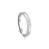 Anillos de Pareja de Mariposa Fenglian de Plata Pura S999, Diseño Minimalista de Mariposa de Nicho, Anillos de Pareja de Gama Alta Dulces y de Moda