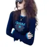 Moda Trendy Ropa para Mujer 2026 Primavera y Otoño Nuevo Cardigan de Punto Rayado de Cuello Alto Ceñido a la Cintura Suéter de Manga Larga con Botones Bloque de Color