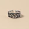 Conjunto Popular Retro Auto-Combinable Europeo y Americano con Diadema de Calavera, Diseño Geométrico de Diamantes, Hebilla de Bufanda Única, Joyería de Anillo