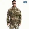 Chaqueta de Forro Polar Camuflaje Táctico Otoño e Invierno para Hombre, Deportes al Aire Libre, Forro Polar Táctico, Forro Cálido Engrosado