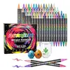 Marcadores Acrílicos Doble Punta, Doble Color, Apilables y Opacos Más Vendidos de Amazon, Set de Papelería para Pintura y Arte Infantil