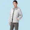 Chaqueta Corta de Algodón con Capucha Nueva Versión Coreana para Mujer Otoño/Invierno 2026 Delgado Moderno Cálido Casual Versátil Ropa de Abrigo