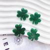 Calle. Pendientes Colgantes de Trébol Verde para el Día de San Patricio Pulsera Accesorios para Joyería DIY Materiales Hechos a Mano