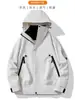 Chaqueta de Nuevo Estilo para Hombres y Mujeres, Exterior Otoño e Invierno con Capucha Desmontable, Chaqueta Cortavientos, Impermeable y a Prueba de Viento, Ropa de Montañismo Tres en Uno