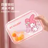Caja Sanrio para Conservar Alimentos Sellada Plástico Grado Alimenticio Almacenamiento Refrigerador Fruta Bento Lonchera Calentamiento por Microondas