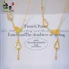 Estilo Xiaohongshu Dourado Areia Vazado Três Cabaças Colar Feminino Novo Fulu Escama de Dragão Corrente de Clavícula Colar da Moda de Alta Qualidade