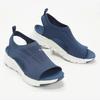 Cross-border Novas Sandálias Femininas Outono e Verão 2021 Malha Sola Grossa Pés Boca de Peixe Voador Tecido Casual Esportes plus size Sapatos Femininos