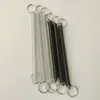Cuerda de Resorte de Alambre de Acero Accesorios para Equipaje Cuerda Elástica Llavero Cuerda Perdida Cuerda de Resorte Telescópica Cordón para Utensilios de Cocina Cuerda Antiperdida