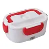 Caja de almuerzo eléctrica transfronteriza caja de almuerzo eléctrica para coche de acero inoxidable caja de almuerzo de doble voltaje caja de almuerzo aislada arroz caliente