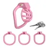 Cerradura de Chastidad de Electrodo Positivo y Negativo de Rejilla Dispositivo para Travesti Masculino Cerradura de Restricción para Adultos Rejilla Catéter para Gato Sm